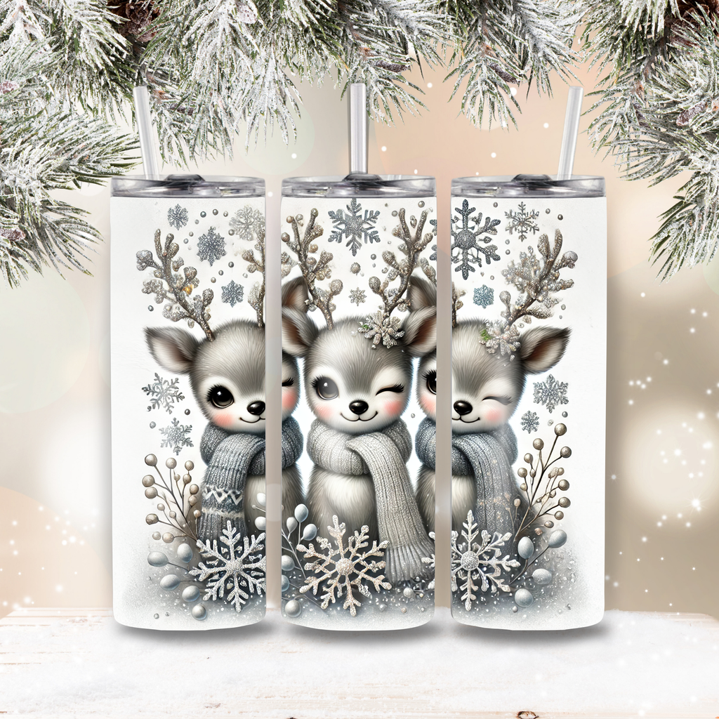 Thermobecher/Tumbler mit weihnachtlichem Motiv