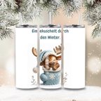 Thermobecher/Tumbler mit weihnachtlichem Motiv
