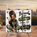 Edelstahl-Tumbler mit Spruch-Dein tägliches Statement für Büro & Alltag