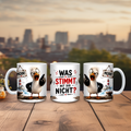 Lustige Motiv-Tasse Möwe aus Keramik|Kaffeebecher mit Spruch