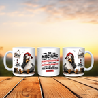 Lustige Motiv-Tasse Möwe aus Keramik|Kaffeebecher mit Spruch