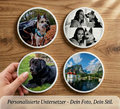 Dein Lieblingsfoto auf Keramik-Personalisierte Untersetzer (Einzeln oder 4er-Set)