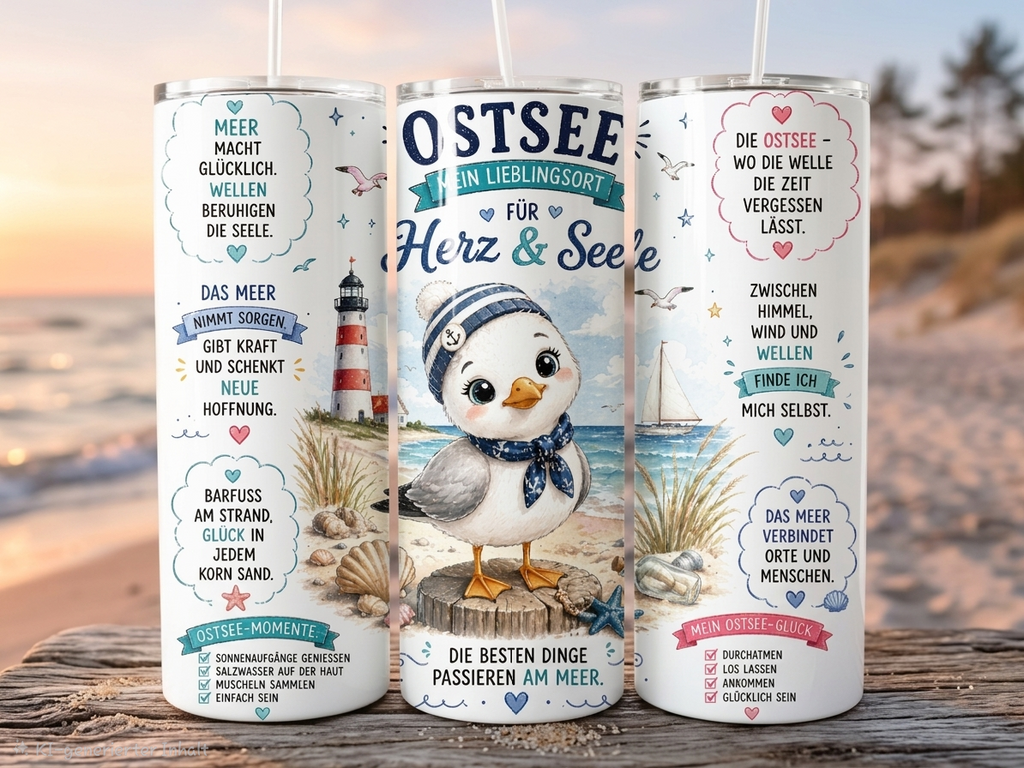 Tumbler/Edelstahl echter- Lieblingsbegleiter für Kaffee & Seele