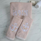 Maritimes Handtuch-Set „MOIN“ – 3-teilig, mit Anker-Applikation