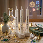 Silvester-Stabkerzen – 3er-Set als Glücksbringer